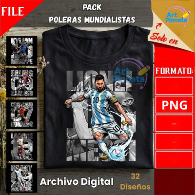 Mega Pack Mundialistas - 32 Diseños