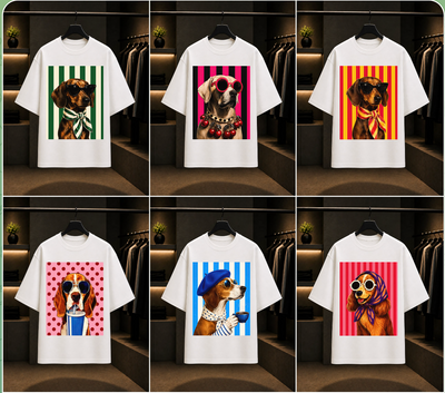 Mega Pack Perros con Lentes - 6 Diseños