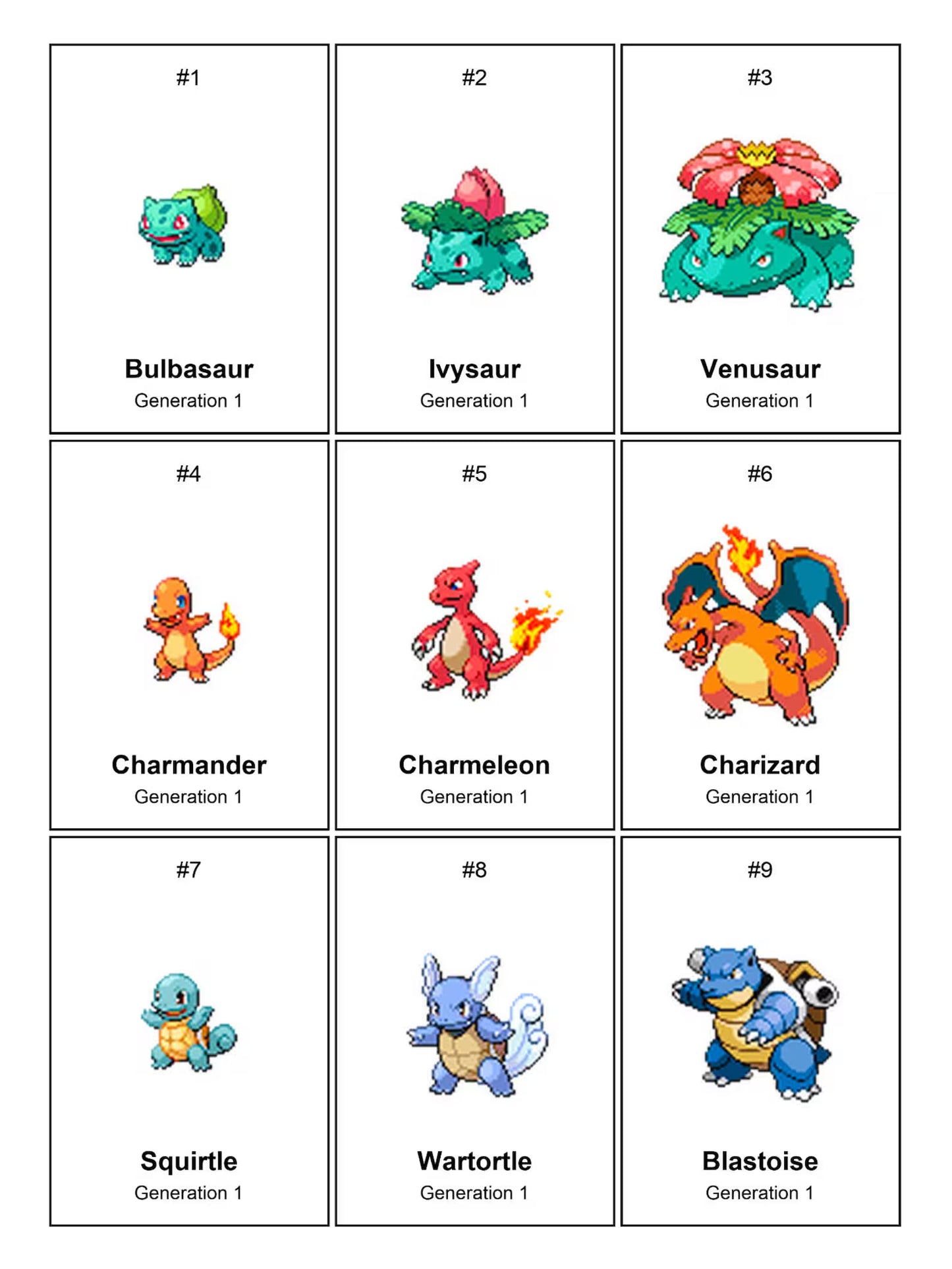 National Pokédex 1025: Printable Binder Pages & Placeholders | Pixel Edition