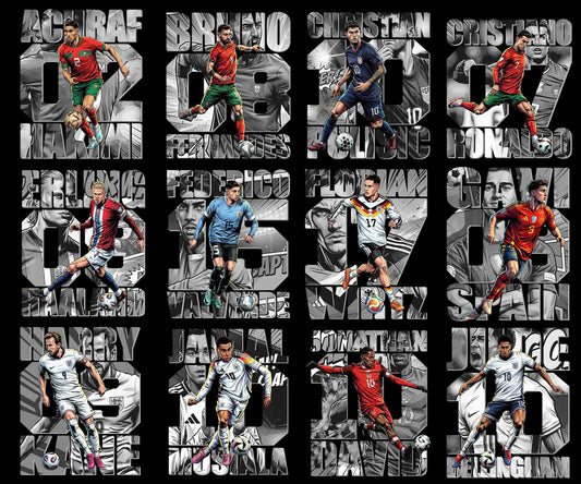 32 Comic Football Soccer Worldcup Player