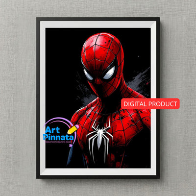 Spiderman - Wall Art PNG