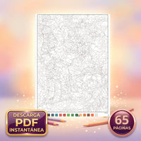Libros Colorear - Coloriages mysteres - 100% Stitch