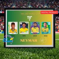 Neymar Jr Template World Cup 2026 (Canvas & Png)