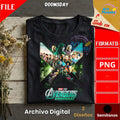 Plantilla Doomsday Avengers - 2 Diseños