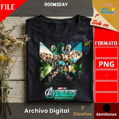 Plantilla Doomsday Avengers - 2 Diseños
