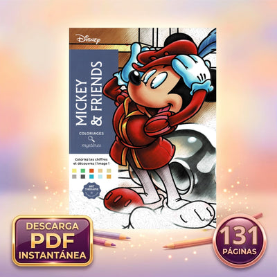 Libros Colorear - Coloriages mysteres - My*ckey y sus amigos 2