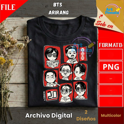 Plantilla BTS Arirang - 2 diseños