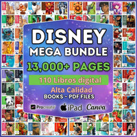 Mega Bundle - 110 Libros Digitales para Colorear - 13.000+ Paginas