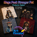 Mega Pack Stranger Pet - 44 diseños