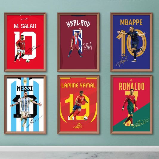 6 Printable Football Stars Posters