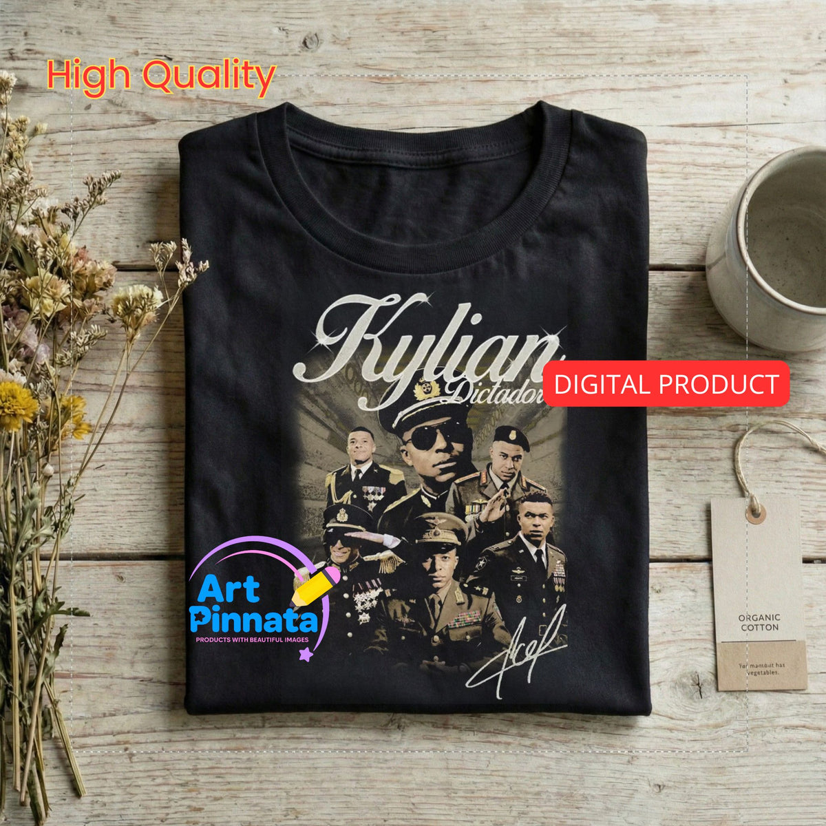 Kylian Dictador / Halftone/ DTF-DTG-SUBLIMATION / PNG