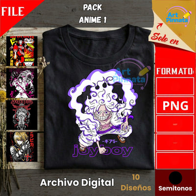 Mega Pack Anime 1 - 10 diseños