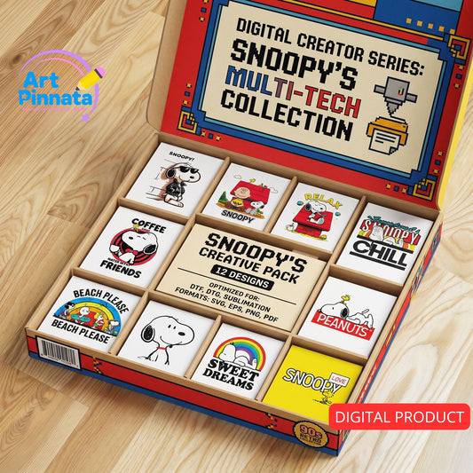Snoopy Pack 12 design/ DTF-DTG-SUBLIMATION / PNG