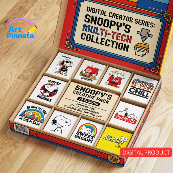 Snoopy Pack 12 design/ DTF-DTG-SUBLIMATION / PNG