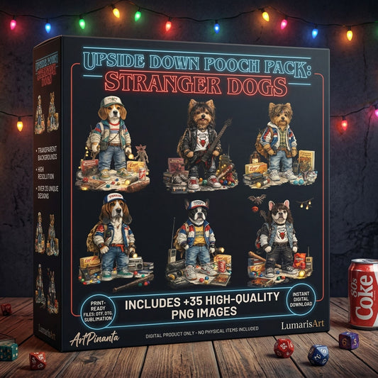 35 Stranger Pet T-Shirt PNG | 300 DPI Digital Download DTF DTG
