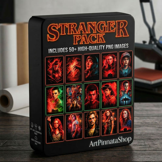 Stranger T-Shirt PNG Bundle